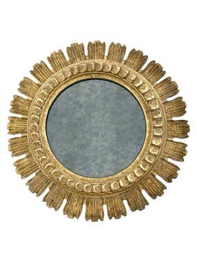Mirror Sunburst Style Vintage Soicher Marin Design Hollywood Regency Decor